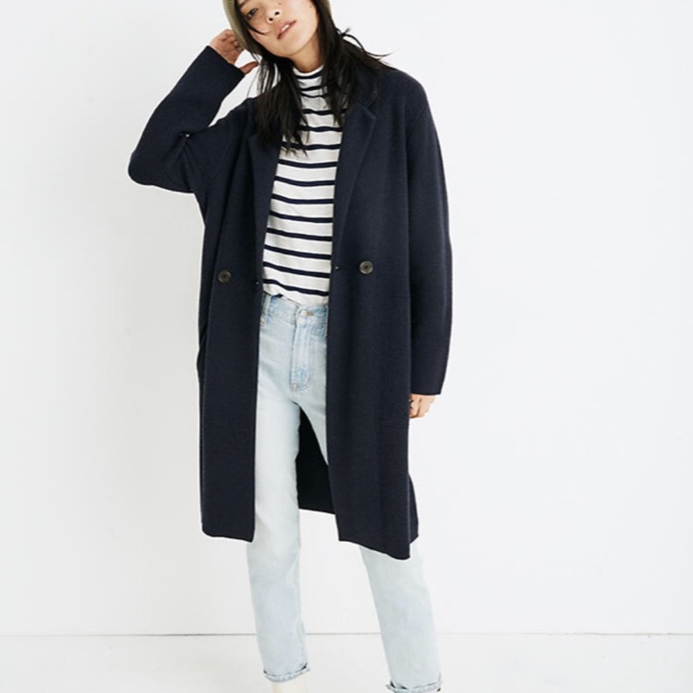 Madewell - Double breasted sweater coat